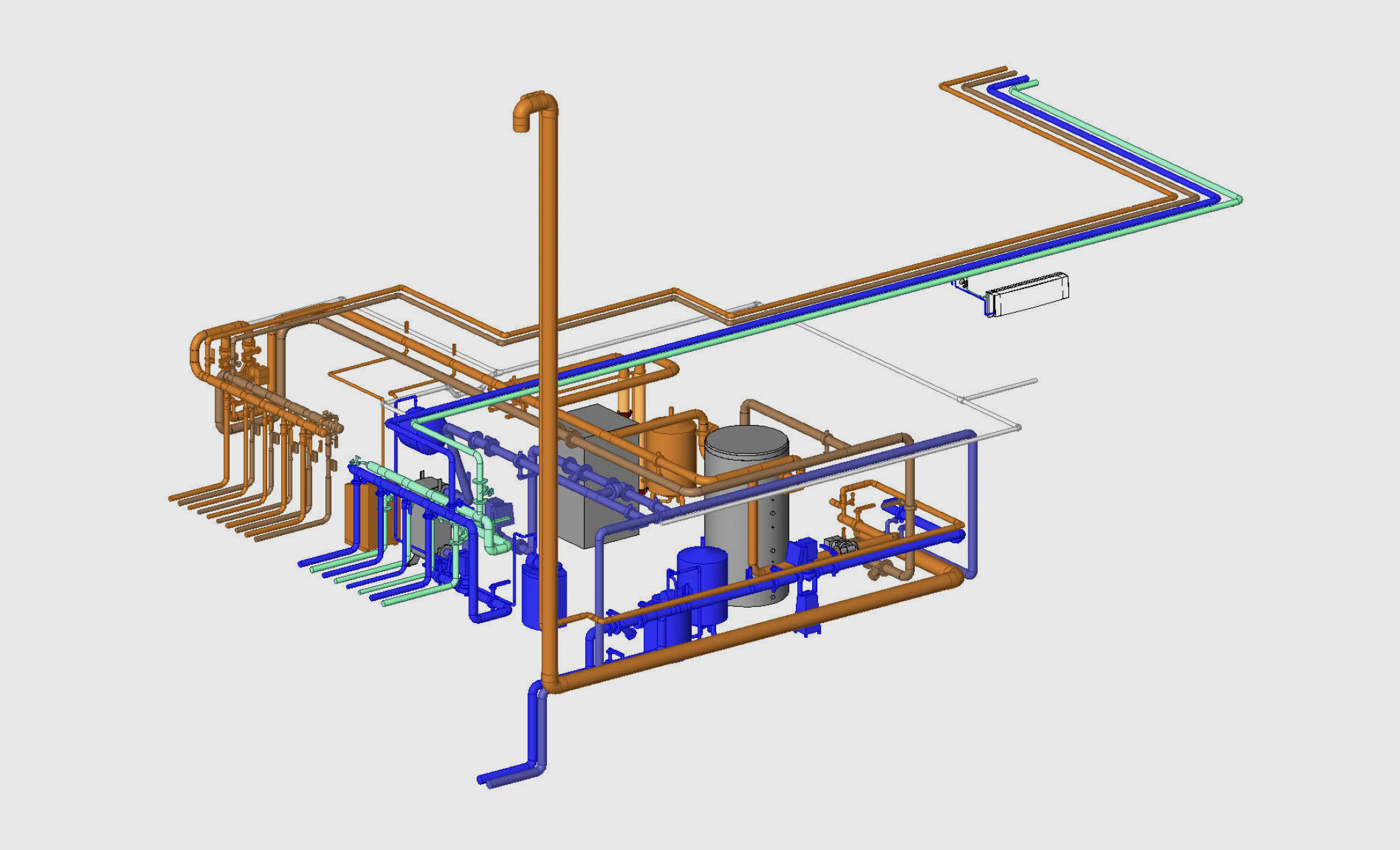 Når bygget får vannbåren varme, blir det teknologisk langt mer fremtidssikkert.